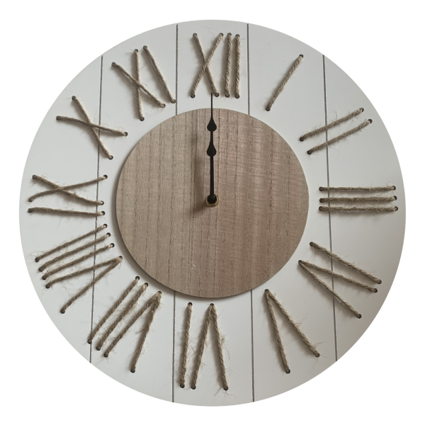 Wall Clock Jute 40x3.5x40