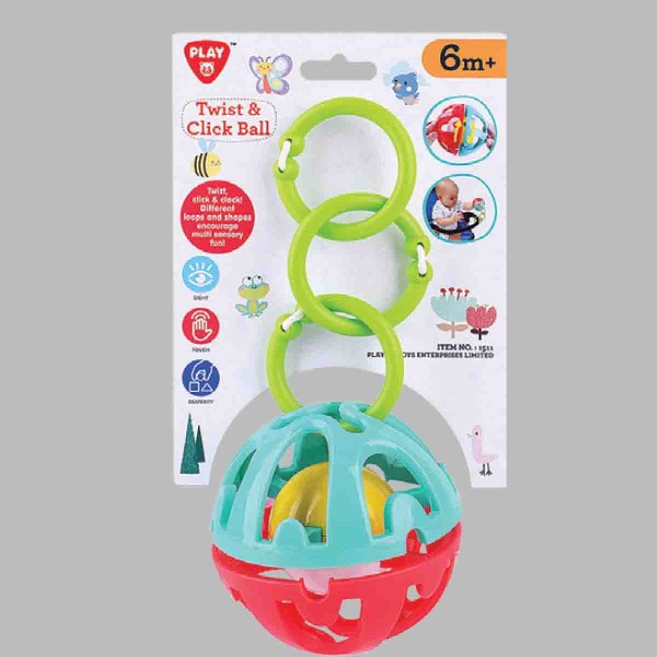 PLAYGO-TAKE ALONG CLICKY BALL