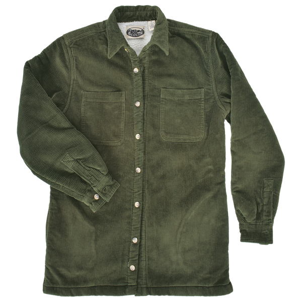 Veste sherpa en velours côtelé pour homme