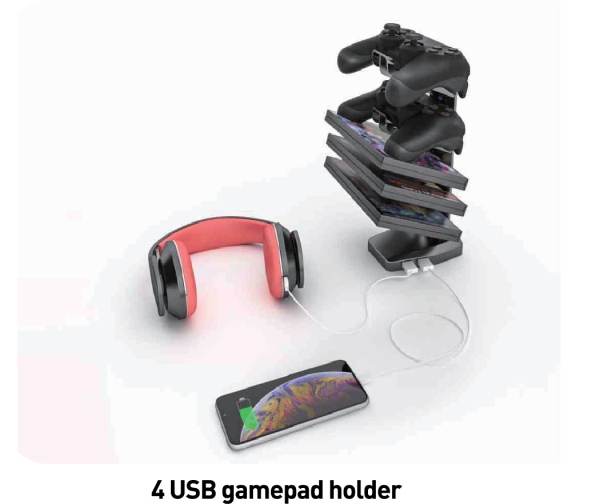 Z-Shaped Gaming Desk