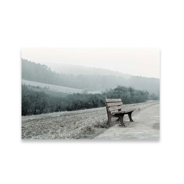 Chaise en toile à décor
