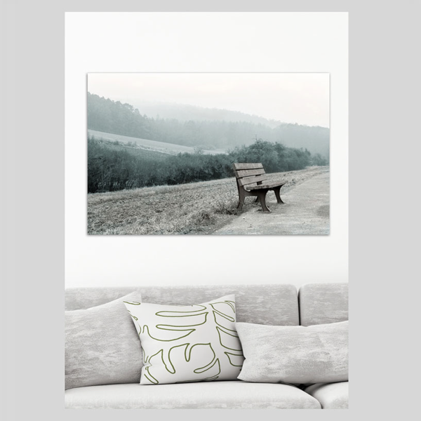 Chaise en toile à décor