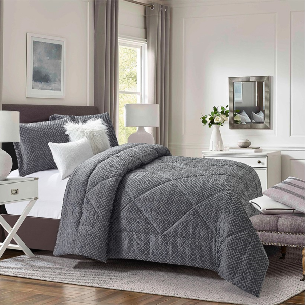 Florence - 5 Piece Jacquard Comforter Set