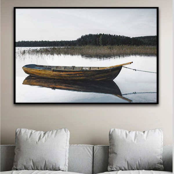 Vintage Boat In Scene S22 60*90