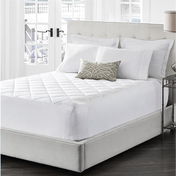 Queen White Mattress Pad