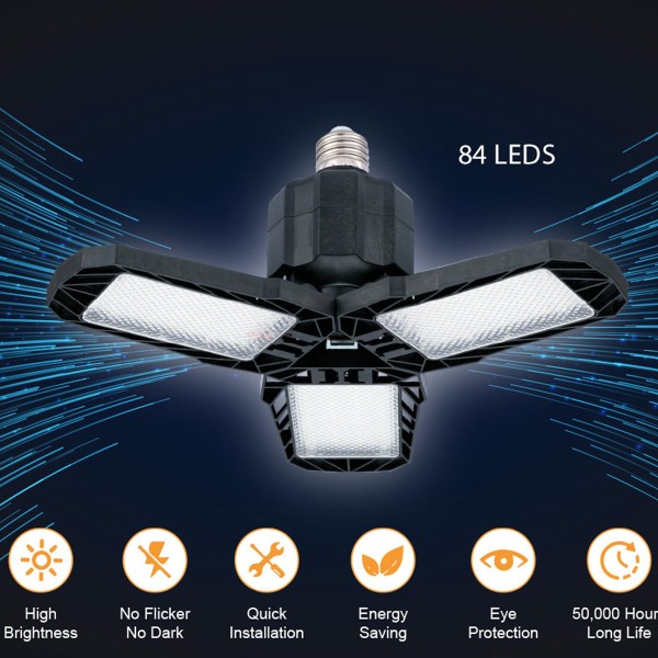 WATTSON - Garage LED COB light foldable 100W