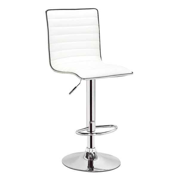 Adjustable Barstool - PU White - Magasins Hart | Hart Stores