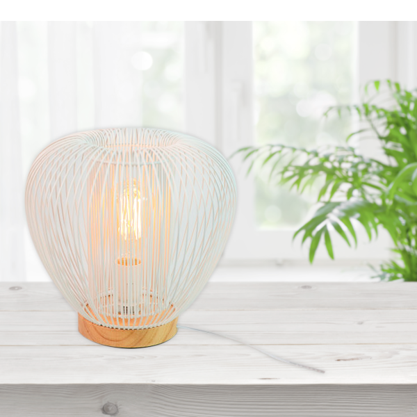 Lamp Curved Wire With Bulb