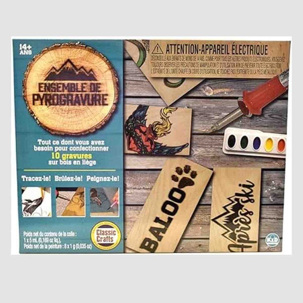 Set de pyrogravure pour la sculpture sur bois