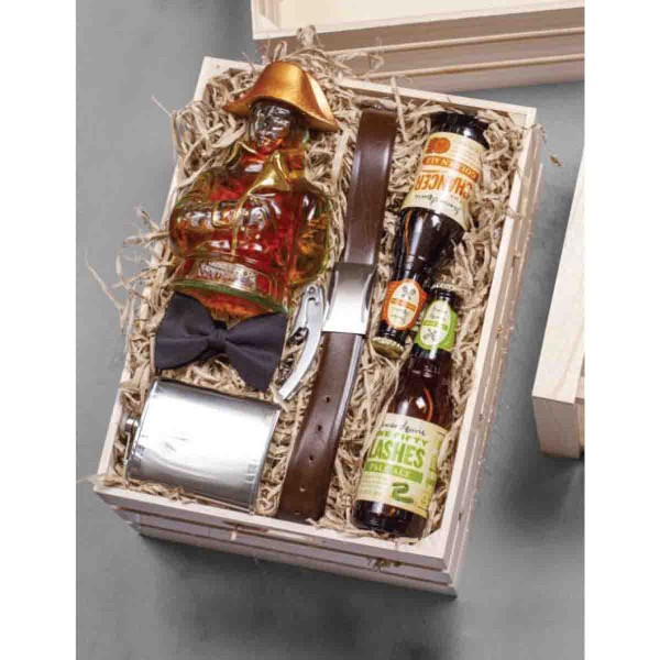 Wooden Crate Storage Box 35X25X18cm