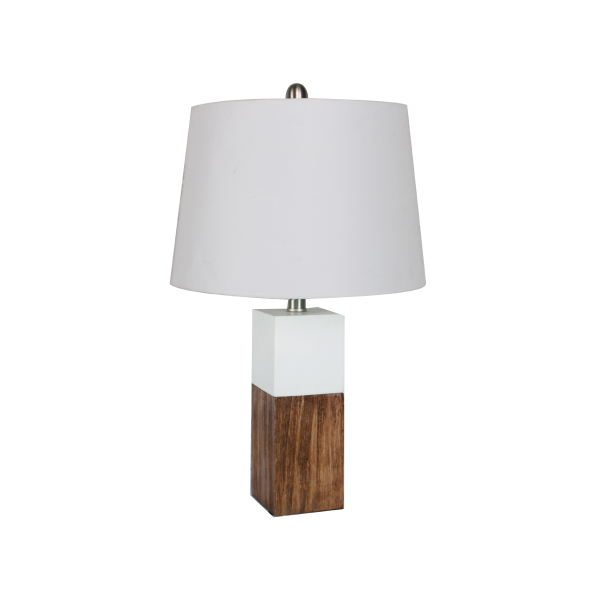 LAUREN TAYLOR - Wood-Look Table Lamp