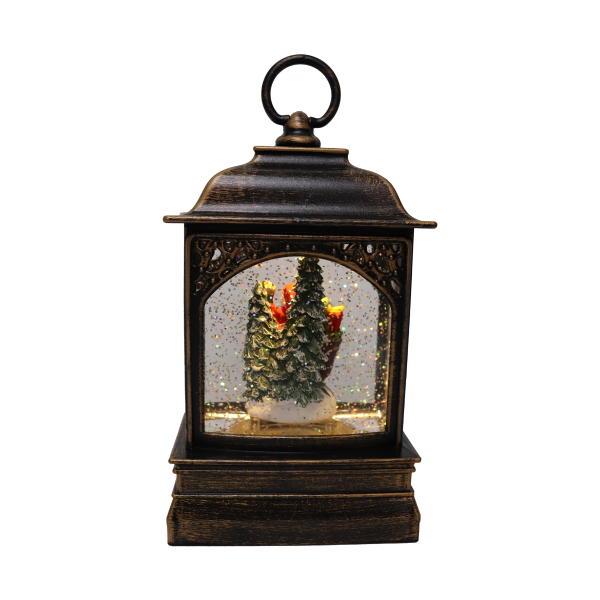 Lanterne de Noël - couleur vintage-12.2x8.7x20.5