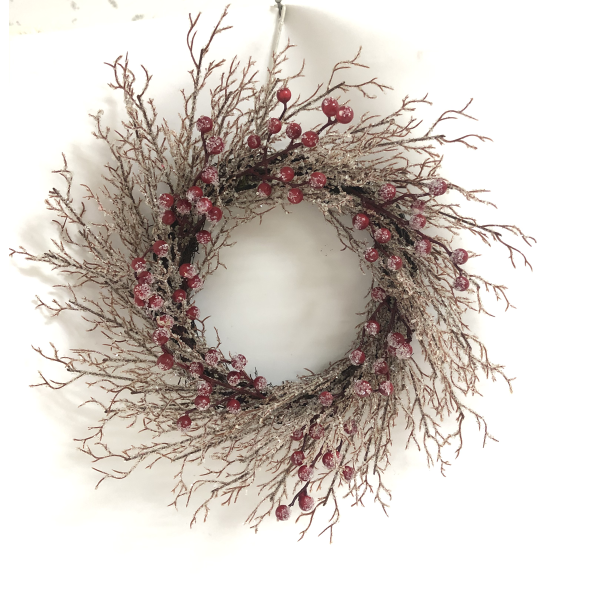 Xmas Rustic Wreath 21 45.5cm