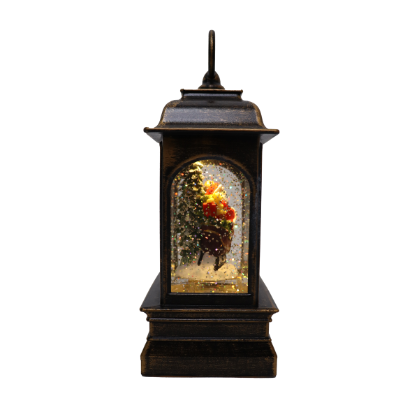 Lanterne de Noël - couleur vintage-12.2x8.7x20.5