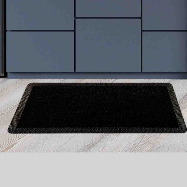 Lauren Taylor - Black Anti-fatique Kitchen Mat