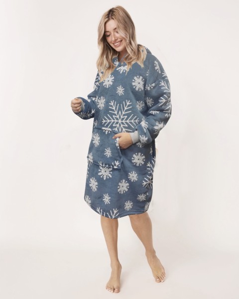 WINTER WONDERLAND Sweats à capuche oversize en micropolaire