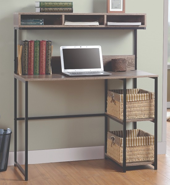 Bureau d'ordinateur/de bureau Daylicrew avec étagère