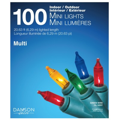 100 mini lampes à incandescence extérieures