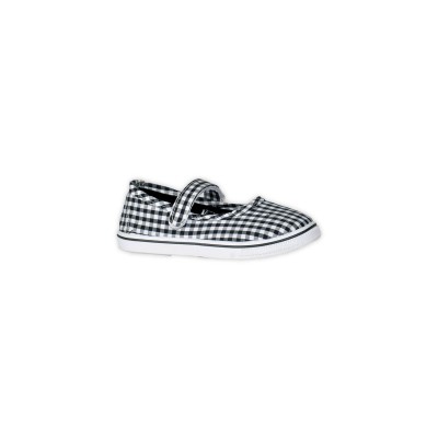 Ballerines à carreaux - Noir & Blanc