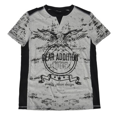 Polargear - Grey & Black Graphic T-Shirt - GEAR ADDITION