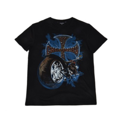 Polargear - T-shirt graphique noir - Moto