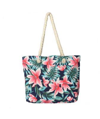 Floral Beach Bag