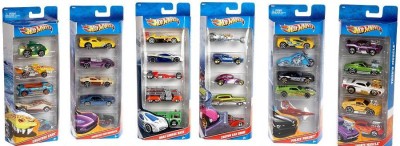 Hot Wheels - Coffret cadeau 5 voitures
