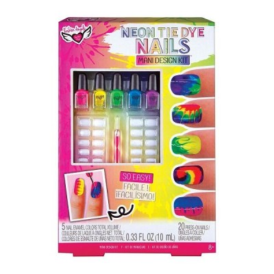 Fashion Angels - Ongles néons «Tie Dye» | Kit design de manucure