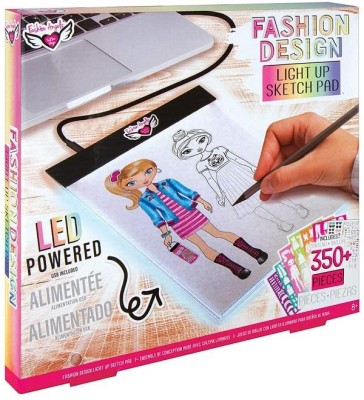 Carnet de croquis lumineux - Fashion Angels