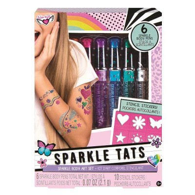 Fashion Angels - Sparkle Tats | Kit d'art corporel étincelant