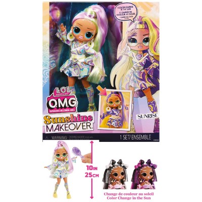 L.O.L. SURPRISE! - OMG SUNSHINE MAKEOVER - POUPÉE ASSORTIE - POUPÉES,  BARBIE ET FIGURINES / Poupée L.O.L