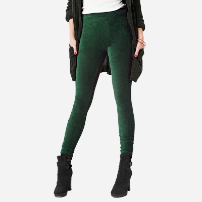 Legging Côtelé En Velours