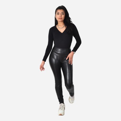 Pantalon Slim En Similicuir
