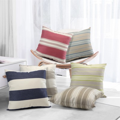 Cushion Harry Herringbone Striped Jacquard