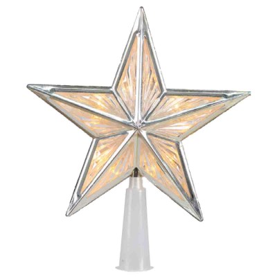 10l 6in  Cache-étoiles LED blanc chaud