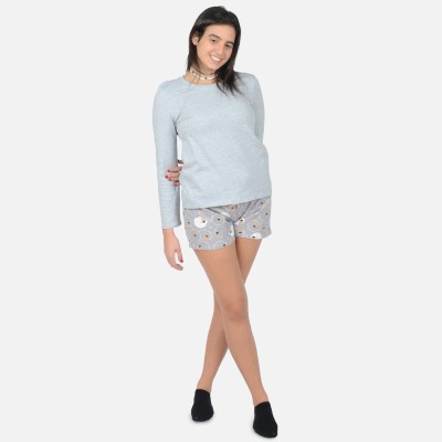 Cotton Flannel  Boxer Set Sheep Print