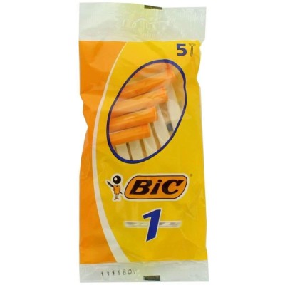 Bic - Single Blade Regular Disposable Razors,  5 pack