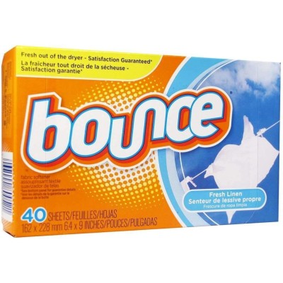 Bounce - Fabric Softener Dryer Sheets, Fresh Linen
