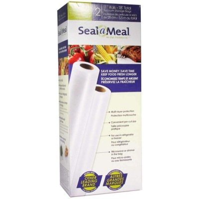 Seal-a-Meal - 2 Pack Sacs de rangement sous vide de 11 "x9 '