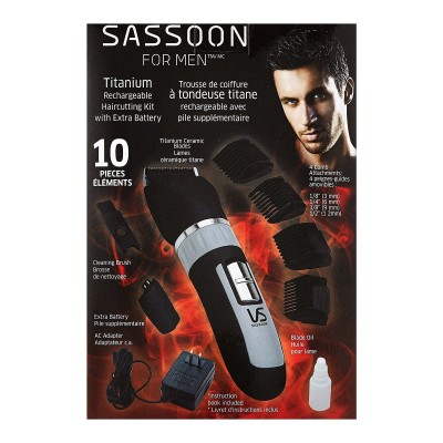 Vidal Sassoon - Titanium 10 Piece Haircutting Kit