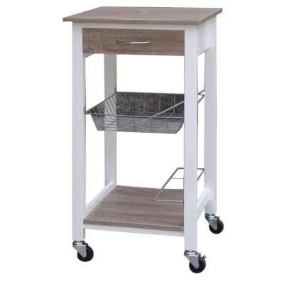 Chariot de cuisine avec tiroir et plateau (ramassage en magasin seulement)