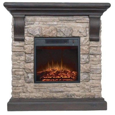 Cheminée Faux En Pierre 1500W