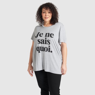 ​T-Shirt Imprimée Femme -  "Je ne sais quoi."