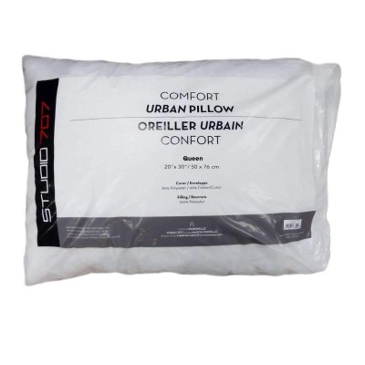 Studio 707 | Urban - Oreiller confort en mousseline-polycoton - 20x30"