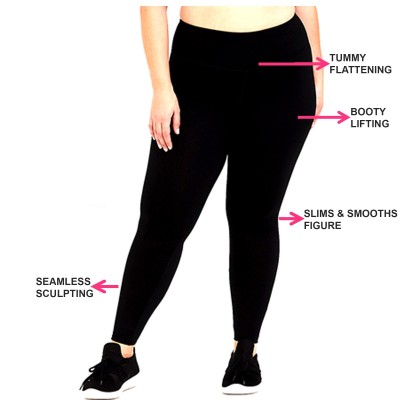 LSX1310 : Ladies Plus Knit Shape And Wear Long Legging