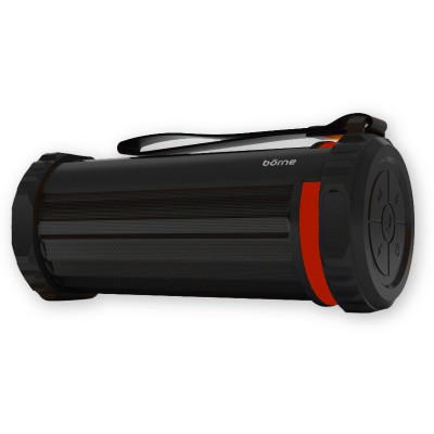 bōrne - Haut-parleur HI-FI robuste résistant à l'eau Bluetooth avec lumières DEL à changement de couleur