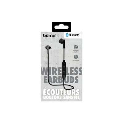 BLUETOOTH NOISE ISOLATING EARBUDS WITH MICROPHONE