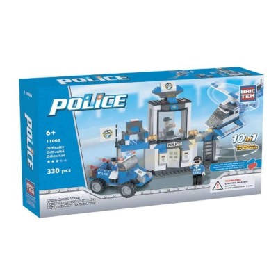 BricTek - 10 in 1 Police Rescue Team