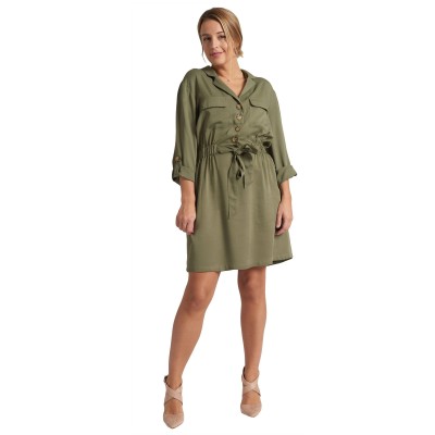 Robe utilitaire kaki | Taille Plus