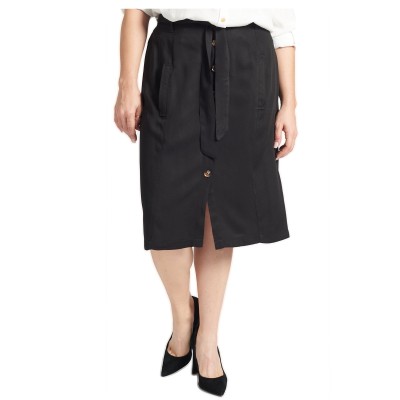 Jupe utilitaire noire - Taille plus
